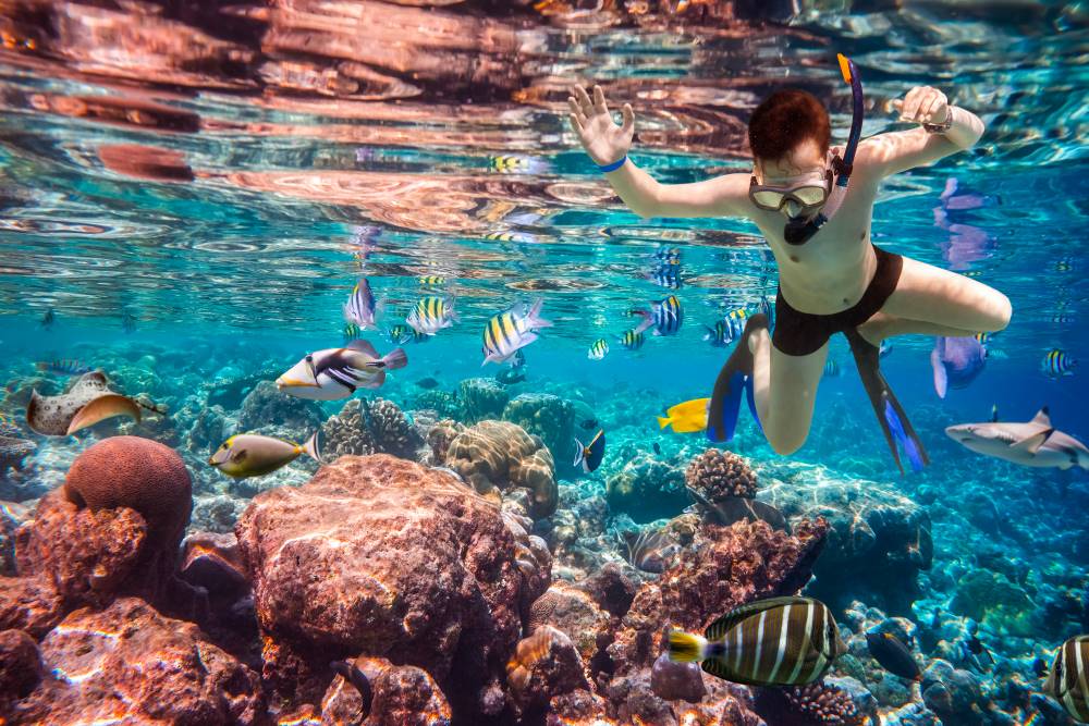 snorkeling in Italia